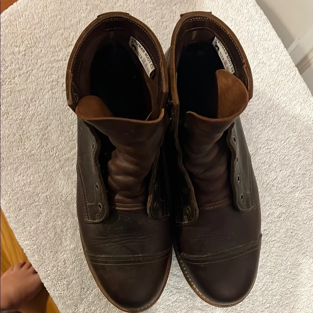Truman Boot Co Reddish Brown Rugged Leather Boots - size 12.5 width EE - Picture 9 of 9
